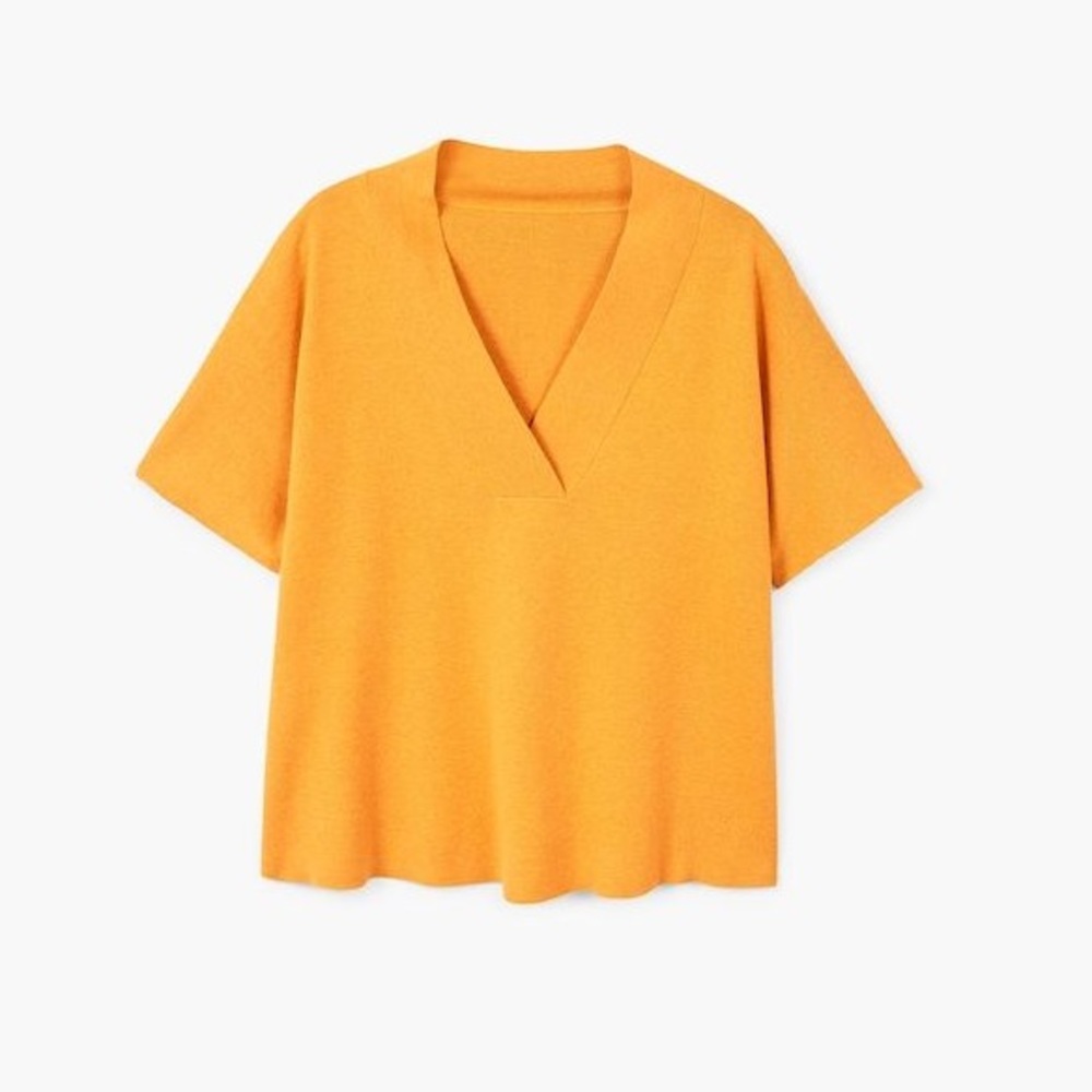MANGO Short Sleeve Sweater🧡